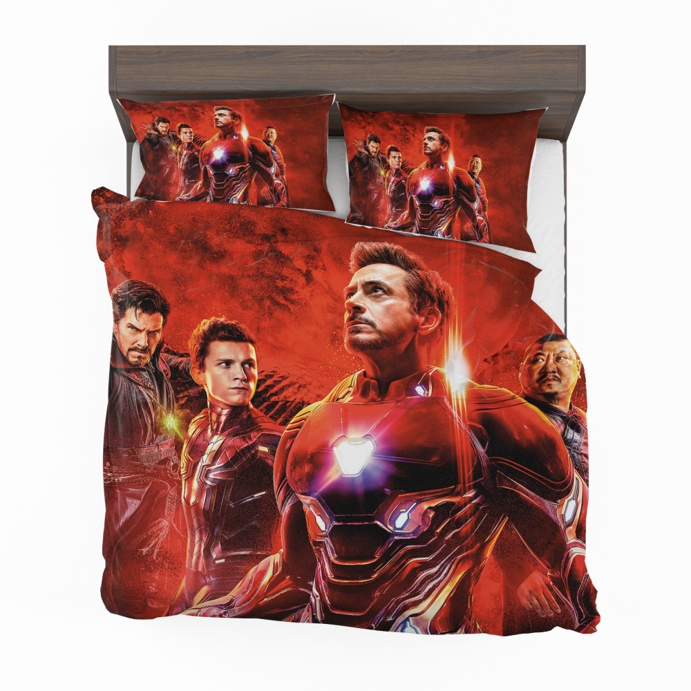 Avengers-Infinity-War-Spider-Man-Iron-Man-Doctor-Strange-Wong-Bedding-Set-1