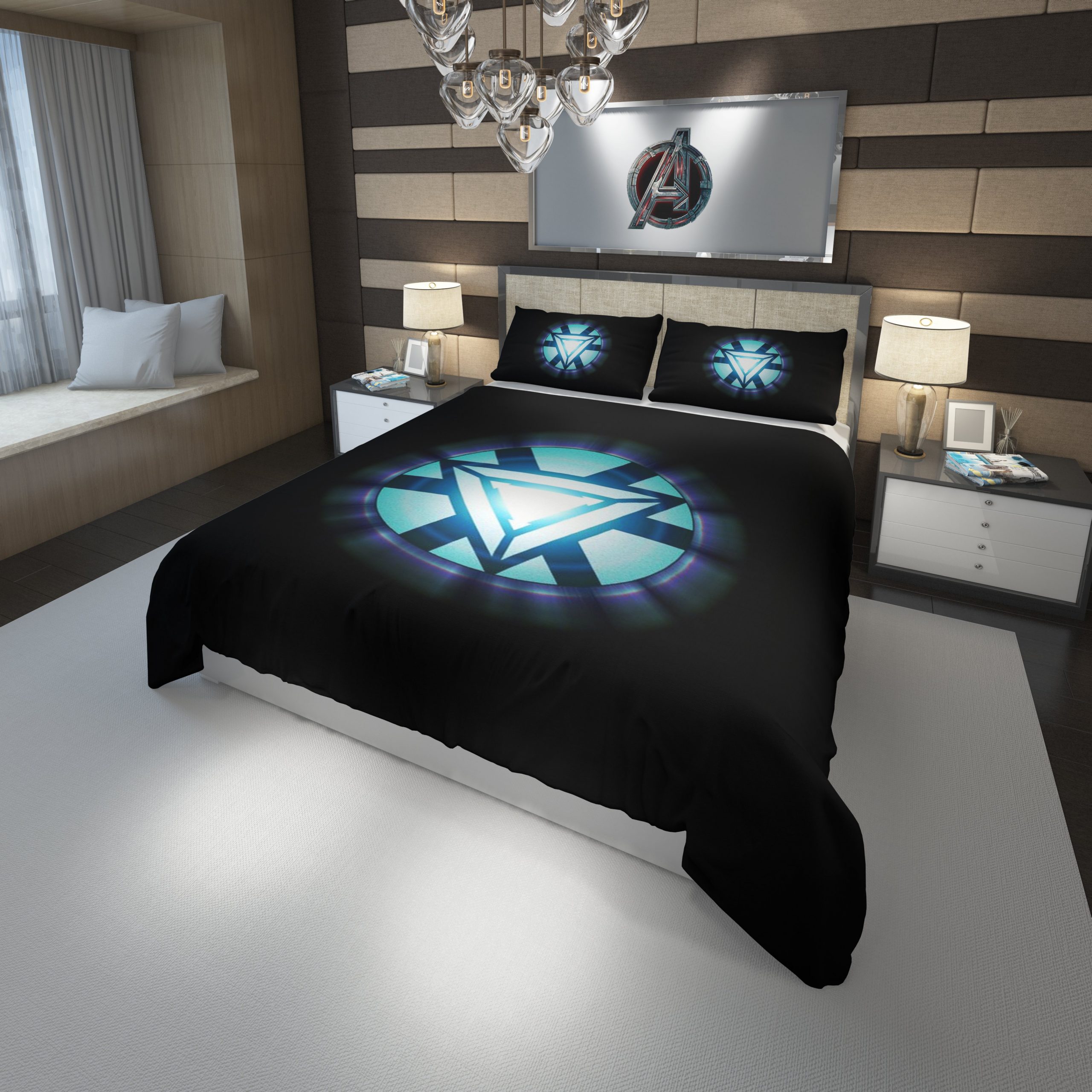 Avengers Iron Man 1 Duvet Cover and Pillowcase Set Bedding Set Avengers Iron Man 1 Duvet Cover and Pillowcase Set Bedding Set
