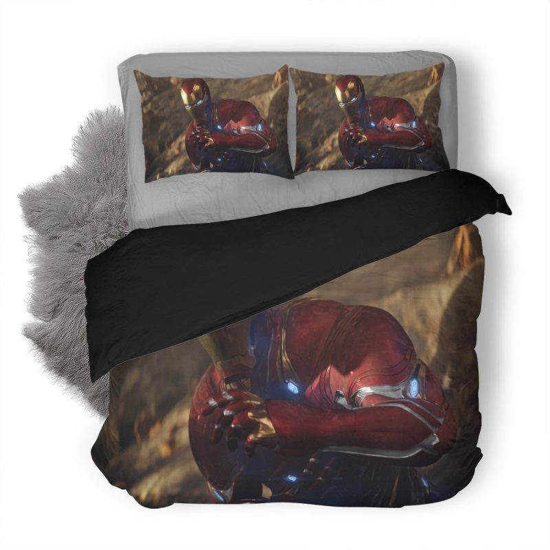 Avengers Iron Man Duvet Cover and Pillowcase Set Bedding Set 418 Avengers Iron Man Duvet Cover and Pillowcase Set Bedding Set 418