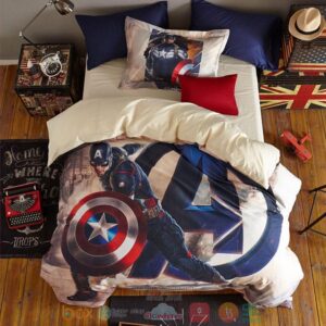 Avengers Super Hero Captain America Bedding Set