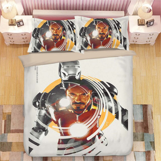Avengers iron Man 222 Duvet Cover and Pillowcase Set Bedding Set Avengers iron Man 222 Duvet Cover and Pillowcase Set Bedding Set