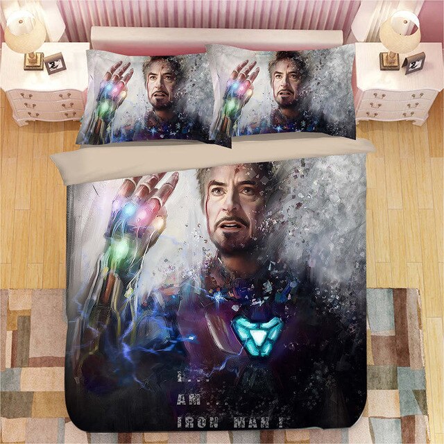 Avengers iron Man 227 Duvet Cover and Pillowcase Set Bedding Set Avengers iron Man 227 Duvet Cover and Pillowcase Set Bedding Set