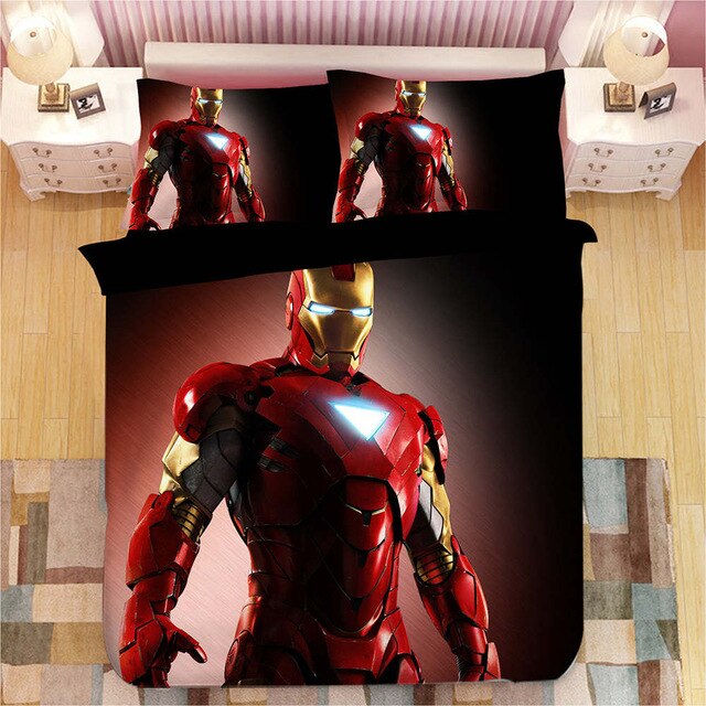 Avengers iron Man 229 Duvet Cover and Pillowcase Set Bedding Set Avengers iron Man 229 Duvet Cover and Pillowcase Set Bedding Set