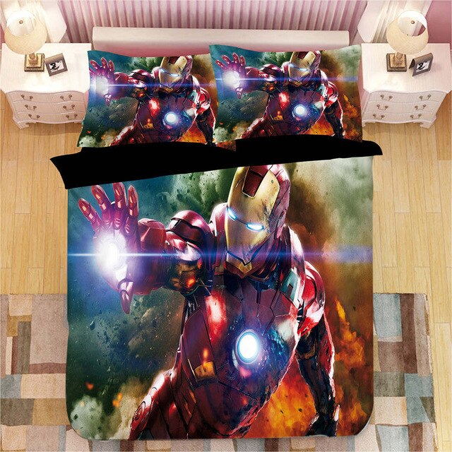 Avengers iron Man 230 Duvet Cover and Pillowcase Set Bedding Set Avengers iron Man 230 Duvet Cover and Pillowcase Set Bedding Set