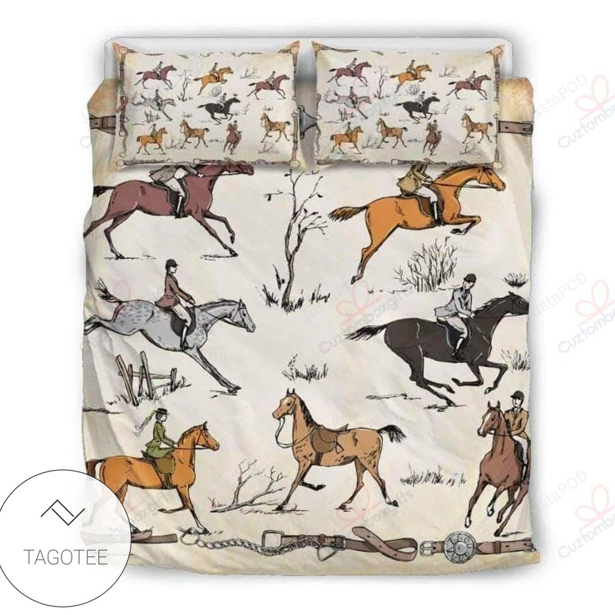 Awesome Horse Bedding Set (Duvet Cover & Pillow Cases) Awesome Horse Bedding Set (Duvet Cover & Pillow Cases)