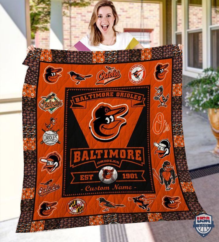 Baltimore Orioles Mlb Logo History Personalized Bedding Set Baltimore Orioles Mlb Logo History Personalized Bedding Set