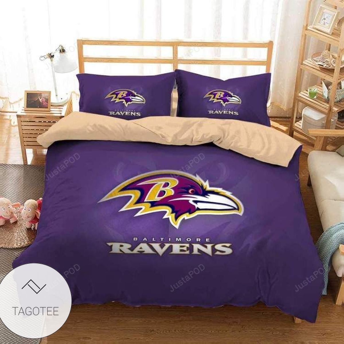 Baltimore Ravens #1 Duvet Cover Bedding Set Baltimore Ravens #1 Duvet Cover Bedding Set