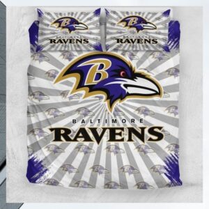 Baltimore Ravens Quilt Bedding Set