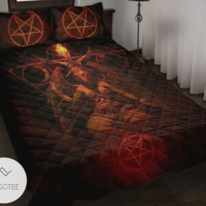Baphomet Quilt Bedding Set-