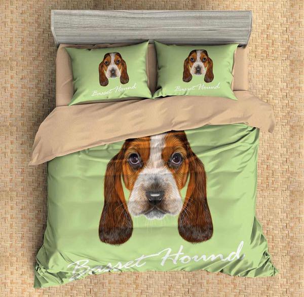 Bas Hound Duvet Cover and Pillowcase Set Bedding Set Bas Hound Duvet Cover and Pillowcase Set Bedding Set