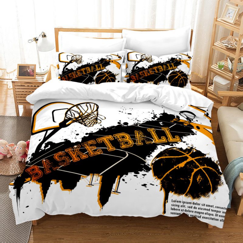 Basketball 1 Duvet Cover and Pillowcase Set Bedding Set Basketball 1 Duvet Cover and Pillowcase Set Bedding Set