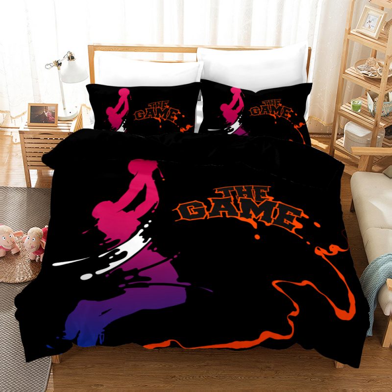 Basketball 5 The Game Duvet Cover and Pillowcase Set Bedding Set Basketball 5 The Game Duvet Cover and Pillowcase Set Bedding Set