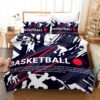 Basketball 6 Basketball Duvet Cover and Pillowcase Set Bedding Set