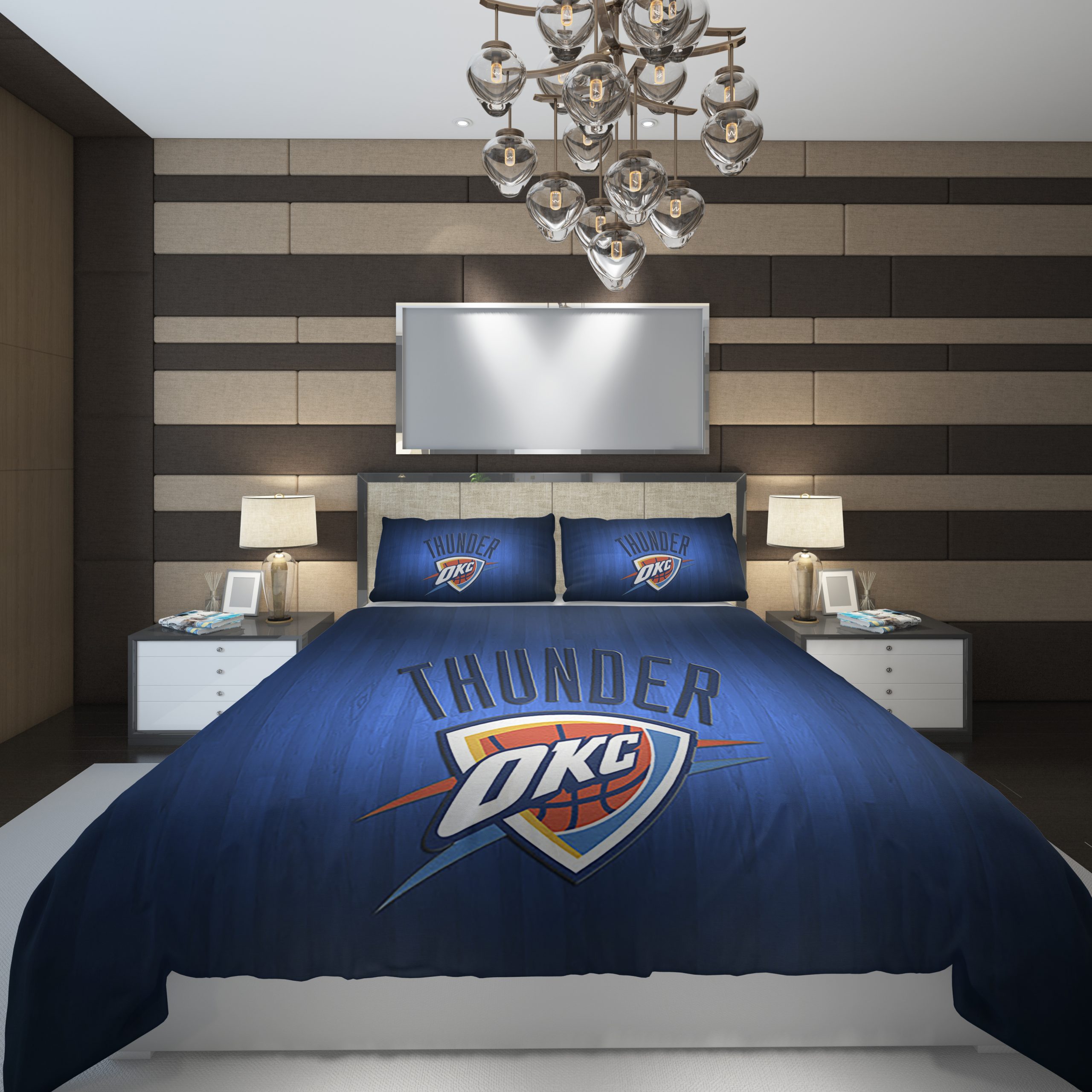 Basketball City Logo Nba Oklahoma Duvet Cover and Pillowcase Set Bedding Set Basketball City Logo Nba Oklahoma Duvet Cover and Pillowcase Set Bedding Set