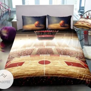 Basketball Court Cotton Bed Sheets Spread Comforter Duvet Cover Bedding Sets-