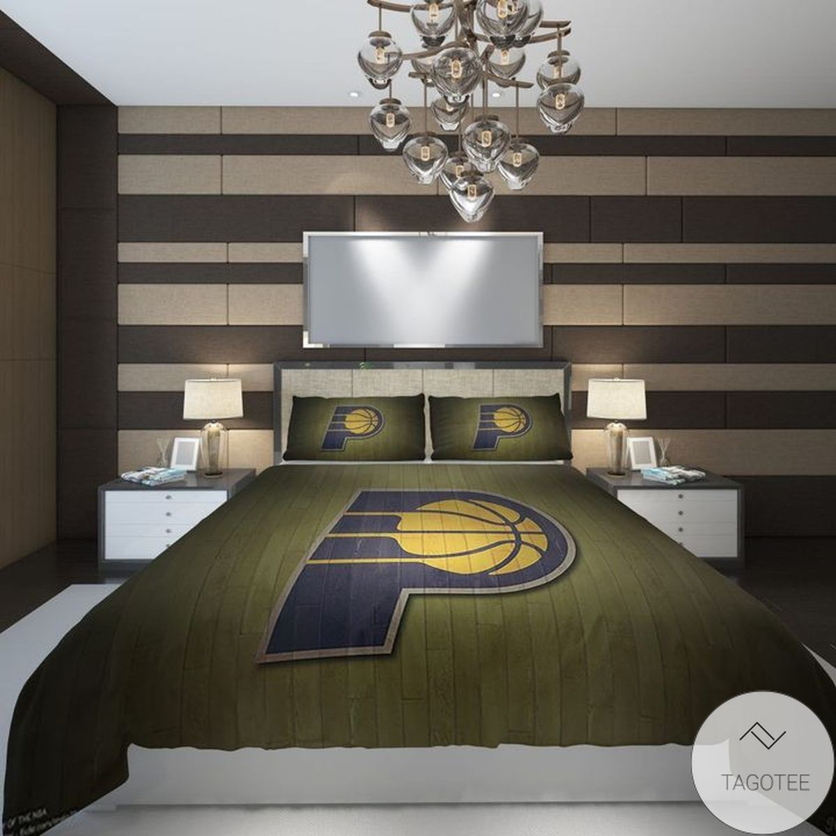 Basketball Indiana Logo Pacers Bedding Set Basketball Indiana Logo Pacers Bedding Set