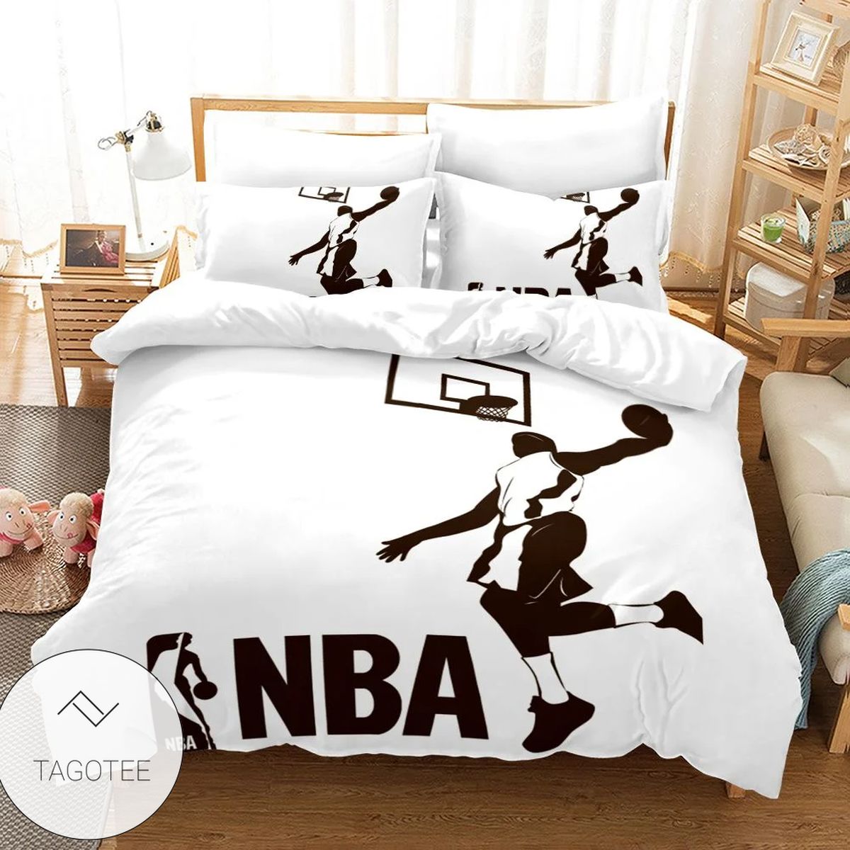 Basketball Nba 4 Duvet Cover Bedding Set- Basketball Nba 4 Duvet Cover Bedding Set-
