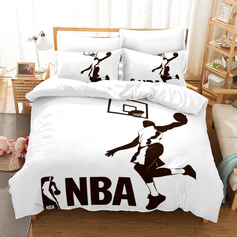 Basketball Nba 4 Duvet Cover and Pillowcase Set Bedding Set Basketball Nba 4 Duvet Cover and Pillowcase Set Bedding Set