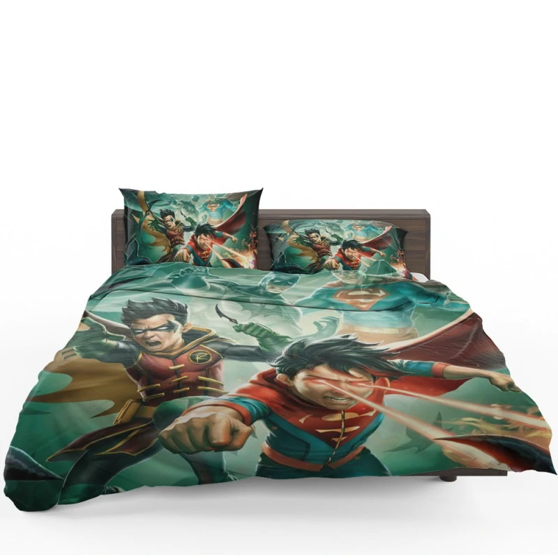 Batman and Superman Battle of the Super Sons Movie Bedding Set Batman and Superman Battle of the Super Sons Movie Bedding Set