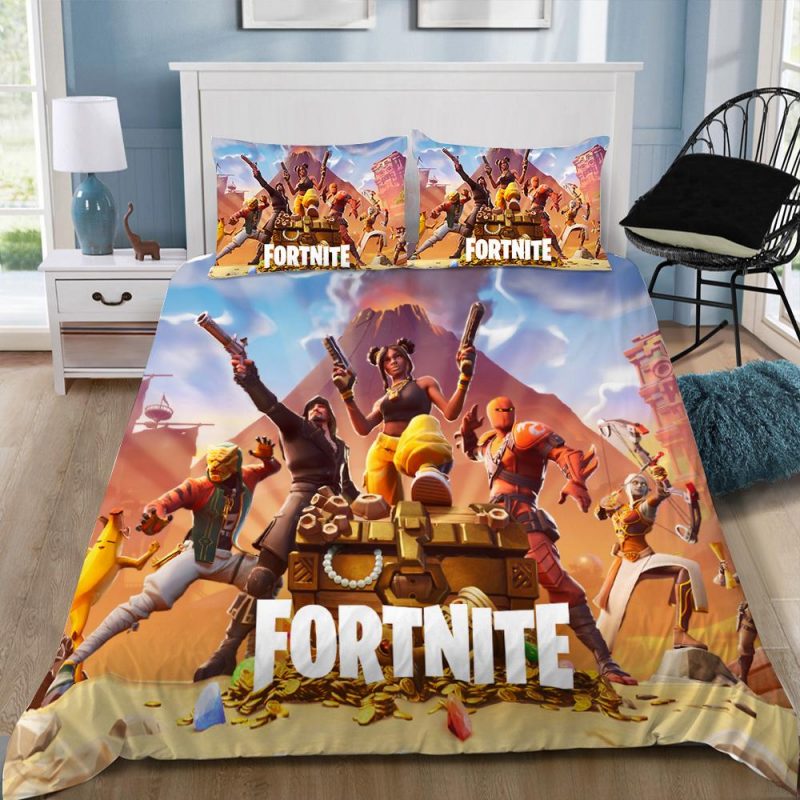 Battle Royale 3 Fortnite Gamer Duvet Cover and Pillowcase Set Bedding Set 77 Battle Royale 3 Fortnite Gamer Duvet Cover and Pillowcase Set Bedding Set 77