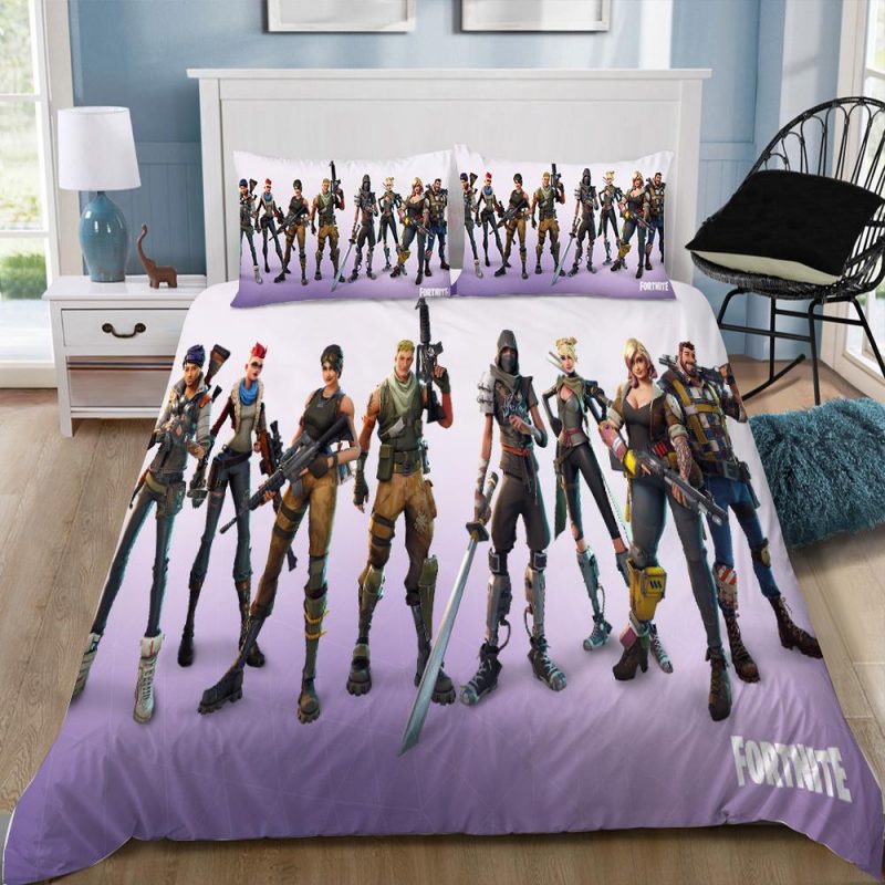Battle Royale Fortnite Gamer Duvet Cover and Pillowcase Set Bedding Set 193 Battle Royale Fortnite Gamer Duvet Cover and Pillowcase Set Bedding Set 193