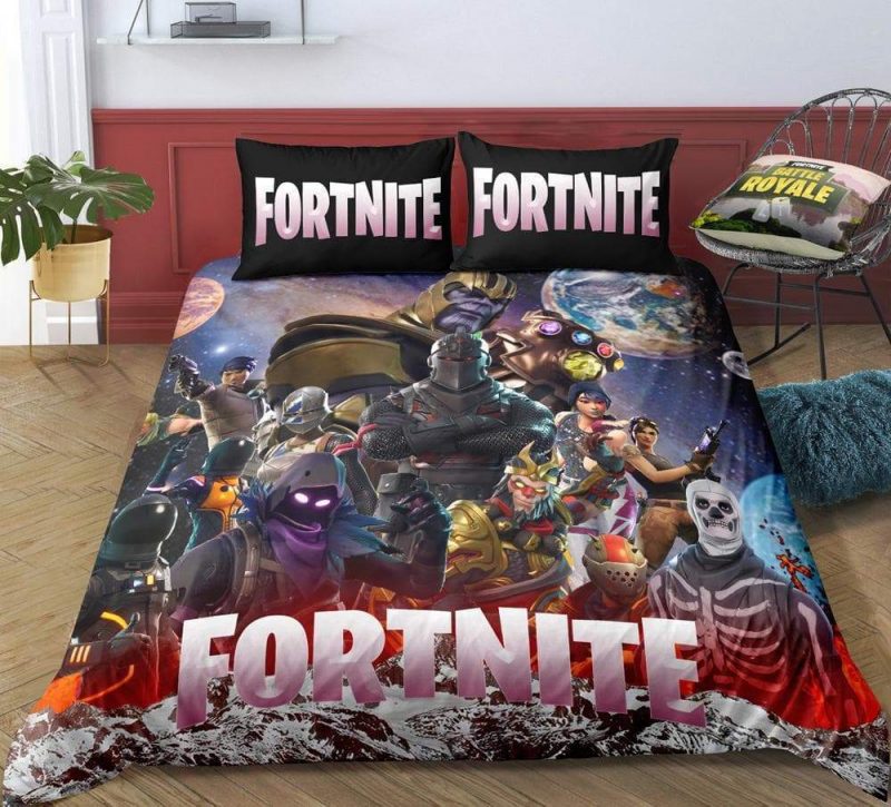 Battle Royale Fortnite Gamer Duvet Cover and Pillowcase Set Bedding Set 221 Battle Royale Fortnite Gamer Duvet Cover and Pillowcase Set Bedding Set 221