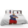 Baywatch Movie Actor Baywatch Dwayne Johnson Man Muscle Bedding Set