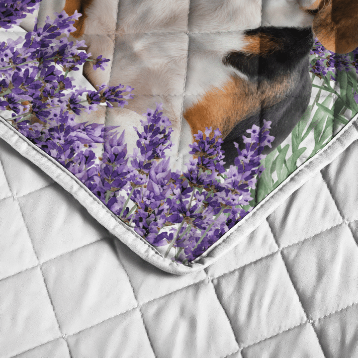 Beagle-Lavender-Quilt-Bedding-Set-2
