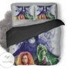 Beast Boy Raven And Starfire In Titans Duvet Cover Bedding Set