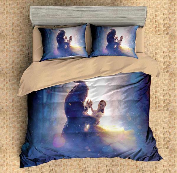 Beauty And The Beast Duvet Cover and Pillowcase Set Bedding Set 480 Beauty And The Beast Duvet Cover and Pillowcase Set Bedding Set 480