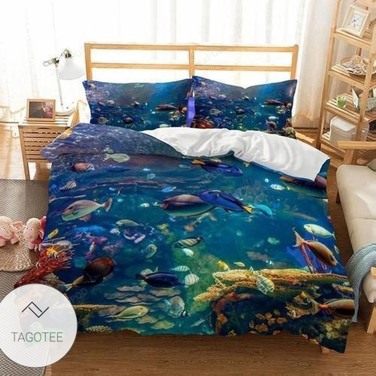 Bedding 3D Natural Scenery Underwater World Printed Bedding Sets Duvet Cover- Bedding 3D Natural Scenery Underwater World Printed Bedding Sets Duvet Cover-