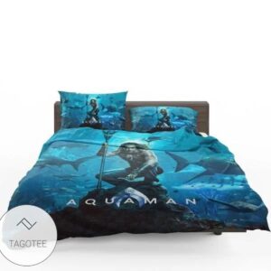 Bedding Set Aquaman Justice League Jason Momoa (Duvet Cover & Pillow Cases)