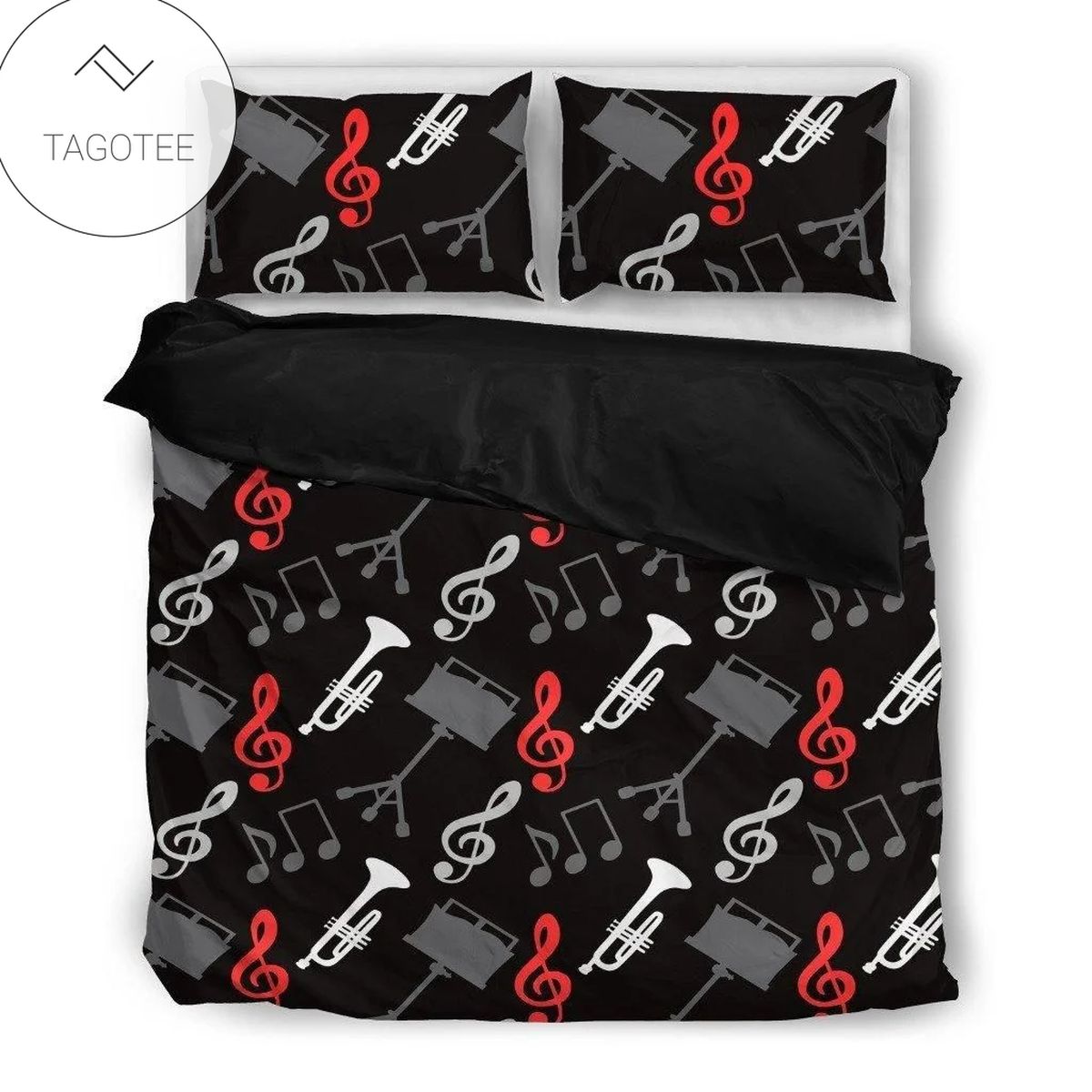 Bedding Set Trumpet Black Bedding Set Trumpet Black
