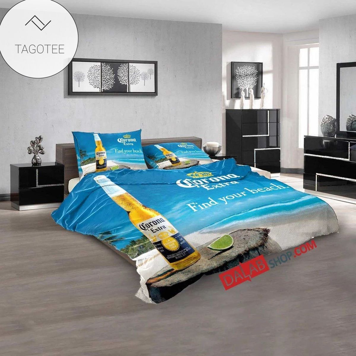 Beer Brand Corona 2V 3D Duvet Cover Bedding Sets Beer Brand Corona 2V 3D Duvet Cover Bedding Sets