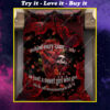 Behind Every Crazy Skull Roses Full Printing Bedding Set