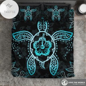 Belize Bedding Set Belizean Turtle Duvet Covers H4