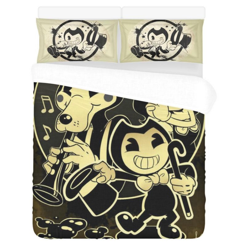 Bendy And The Ink Machine 2 Duvet Cover and Pillowcase Set Bedding Set Bendy And The Ink Machine 2 Duvet Cover and Pillowcase Set Bedding Set