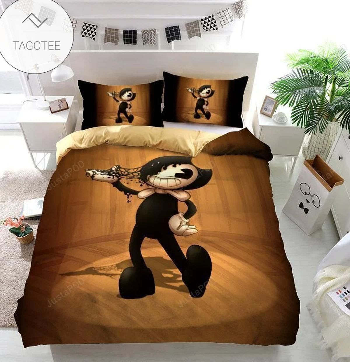 Bendy And The Ink Machine Duvet Cover Bedding Set Bendy And The Ink Machine Duvet Cover Bedding Set