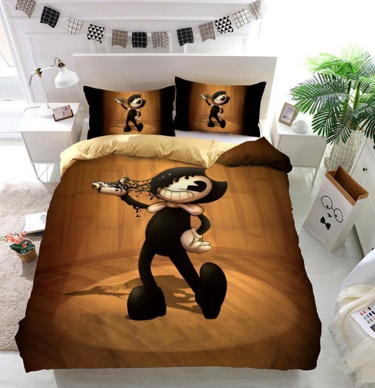 Bendy And The Ink Machine Duvet Cover and Pillowcase Set Bedding Set Bendy And The Ink Machine Duvet Cover and Pillowcase Set Bedding Set