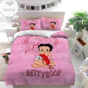 Betty Boop Pink Bedding Set Duvet Cover-