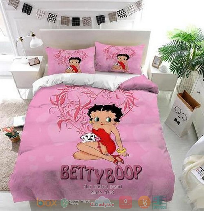 Betty Boop Pink Bedding Set Betty Boop Pink Bedding Set