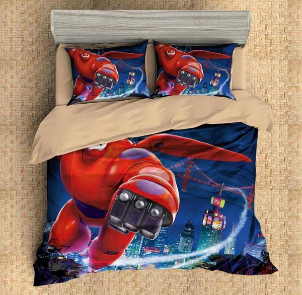 Big Hero Duvet Cover and Pillowcase Set Bedding Set 479 Big Hero Duvet Cover and Pillowcase Set Bedding Set 479