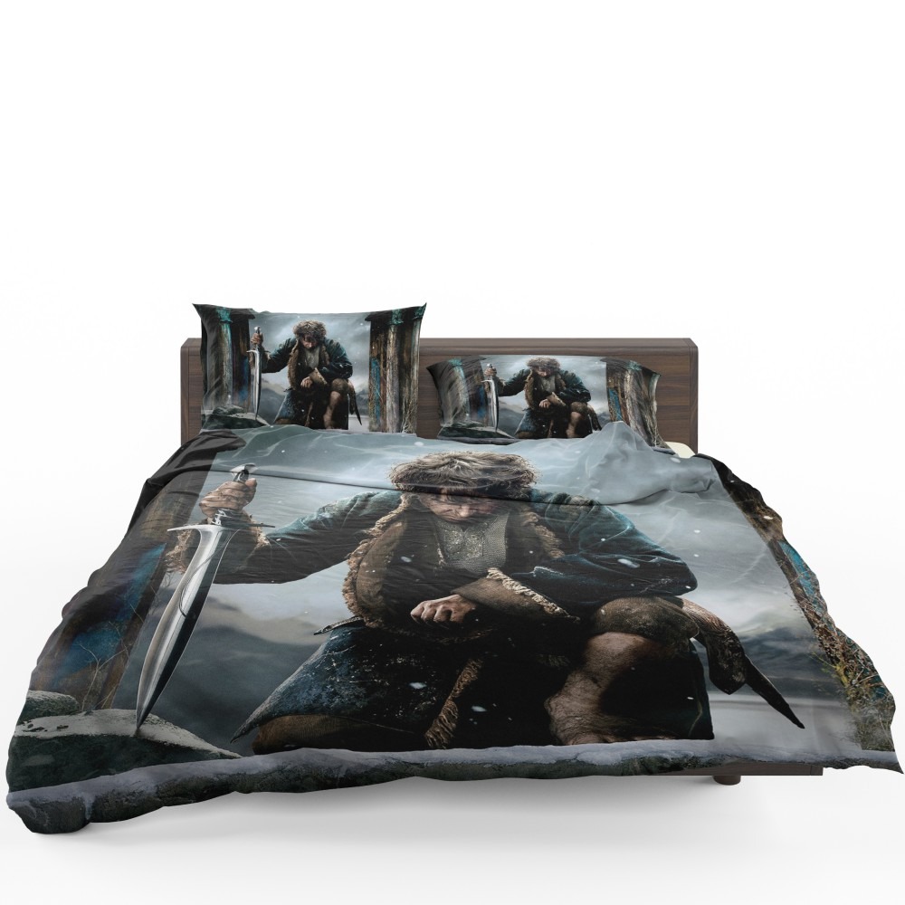 Bilbo Baggins in The Hobbit Battle of the Five Armies Movie Bedding Set Bilbo Baggins in The Hobbit Battle of the Five Armies Movie Bedding Set