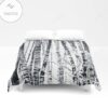 Birch Trees In Winter Duvet Cover Bedding Sets-