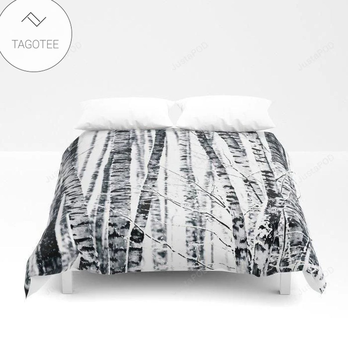 Birch Trees In Winter Duvet Cover Bedding Sets- Birch Trees In Winter Duvet Cover Bedding Sets-