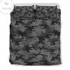 Black And Grey Camouflage Cl16100055Mdb Bedding Sets-