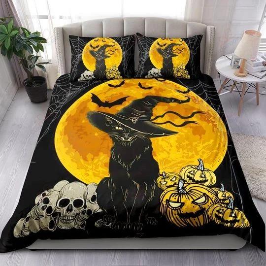 Black-Cat-Halloween-Bedding-Set-1-2