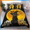 Black Cat Halloween Bedding Set