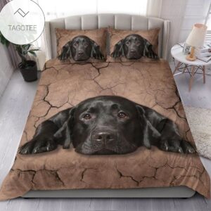 Black Labrador Bedding Set (Duvet Cover & Pillow Cases)-