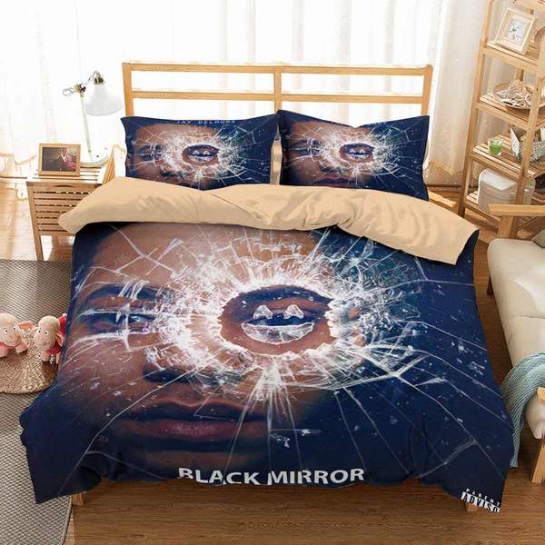 Black Mirror Duvet Cover and Pillowcase Set Bedding Set Black Mirror Duvet Cover and Pillowcase Set Bedding Set